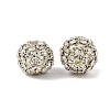 Brass Rhinestone Beads RSB083-S-3