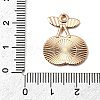 Sequins Alloy Red Enamel Pendants ENAM-I065-01KCG-01-3