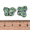 Hand Painted Butterfly Porcelain Beads PORC-Q006-04A-3