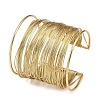 Spring 304 Stainless Steel Open Bangles for Women LS-BJEW-K288-02A-G-1