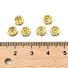 Brass Rhinestone Spacer Beads RB-A014-Z6mm-28G-2