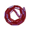 Electroplate Transparent Glass Beads Strands EGLA-Q132-02A-E03-2