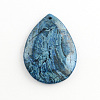 Natural Blue Crazy Agate Pendants G-S139-11-2