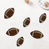 12Pcs 2 Styles Sport Resin Rhinestone Hot Melt Adhesive on the Back DIY-GF0014-26-4