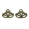 Tibetan Style Alloy Charms TIBEP-36884-AB-NR-1