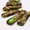 Assembled Bronzite and Imperial Jasper Beads Strands G-P298-B01-2