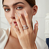 1 Set Alloy Rhinestone Women Finger Nail Rings RJEW-GL0001-03KCG-6