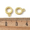 Brass Micro Pave Cubic Zirconia Tube Bails KK-D324-33G-2