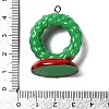 Christmas Theme Opaque Resin Pendants RESI-I336-01P-07-4