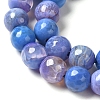 Dyed & Heated Natural Fire Crackle Agate Beads Strands G-P539-B01-03-4