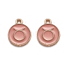 Alloy Enamel Pendants ENAM-S124-01B-11C-1