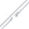304 Stainless Steel Herringbone Chains Necklace for Men NJEW-N050-A07-3-45P-2
