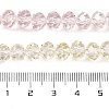 Transparent Painted Glass Beads Strands DGLA-A034-T8mm-A25-3