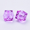 Transparent Acrylic Beads X-TACR-Q259-8mm-V48-3