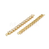 Rack Plating Brass Pave Cubic Zirconia Connector Charms KK-D044-01A-G-02-2