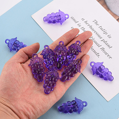 Autumn Theme Transparent Acrylic Beads TACR-S154-60B-936-1