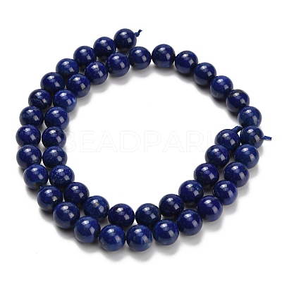 Natural Lapis Lazuli Beads Strands G-L642-B05-8mm-1