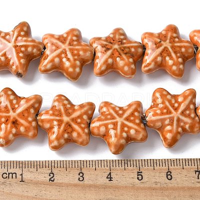 Ocean Series Handmade Porcelain Beads PORC-R002-05-08-1