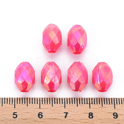Opaque Acrylic Beads TACR-S153-32I-03-1