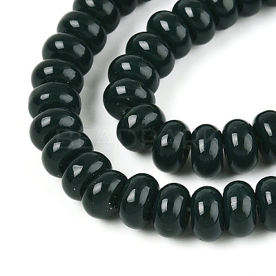 Opaque Spray Painted Glass Beads LS-GLAA-ZX008-8mm-18X-1