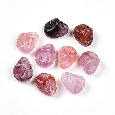 Transparent Acrylic Beads X1-TACR-T028-44D-1