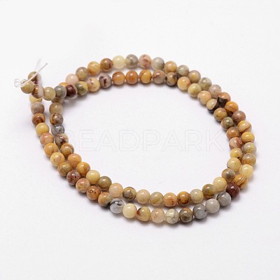 Natural Crazy Lace Agate Beads Strands G-D840-70-4mm-1
