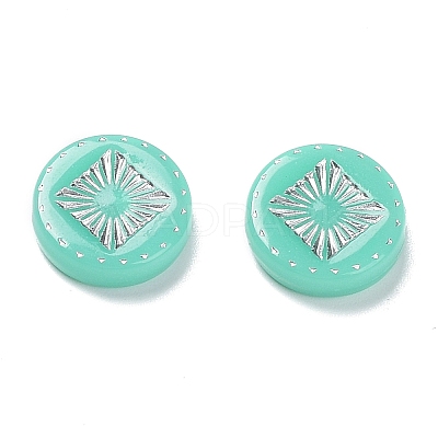 Opaque Acrylic Beads LS-OACR-G016-07D-1