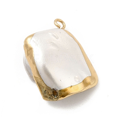 Baroque Shell Pearl Pendants PEAR-P004-61KCG-1