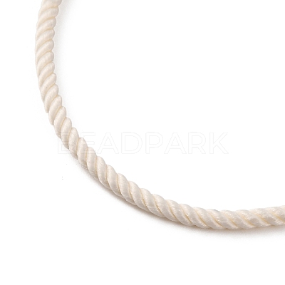 2MM Round Nylon Milan Cord Necklace Makings MAK-F038-C33-G-1