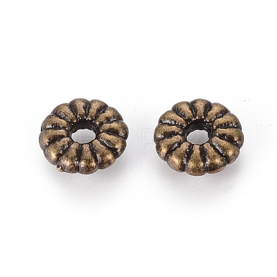 Tibetan Style Spacer Beads TIBEB-LF0720YKG-AB-LF-1