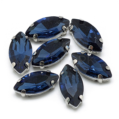 Sew on Rhinestone RGLA-T034-6x12mm-14-1