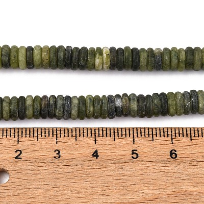 Frosted Natural Chinese Jade Beads Strands G-K389-C12-01-1