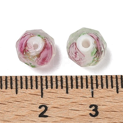 Handmade Gold Sand Lampwork Beads L26BN011-1