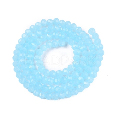 Glass Beads Strands EGLA-A044-J4mm-D04-1