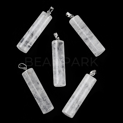Natural Quartz Crystal Pendants G-E603-02P-05-1