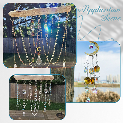 100Pcs Glass Charms GLAA-SP0001-69-1