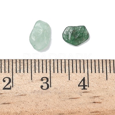 Natural Green Aventurine Chip Beads G-O103-02-1