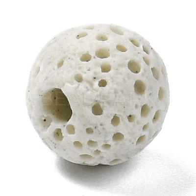 Unwaxed Natural Lava Rock Beads G-F325-8mm-A08-1