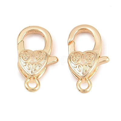 Brass Lobster Claw Clasps KK-H287-08I-G-1