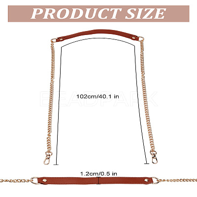 1Pc Imitation Leather Crossbody Long Purse Straps FIND-LP0004-54A-1