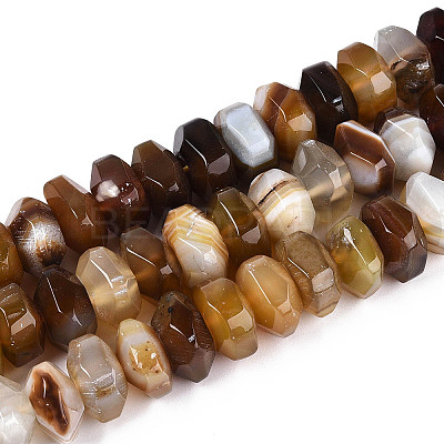 Natural Agate Beads Strands G-N356-01A-04-1