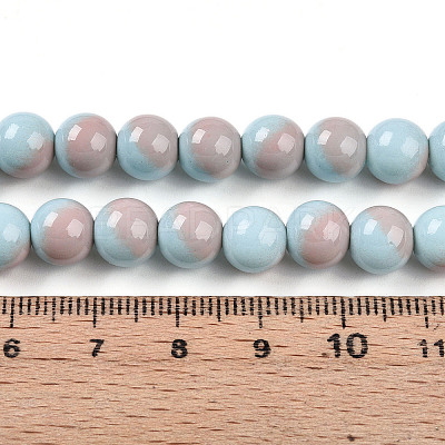 Baking Paint Glass Beads X1-DGLA-N012-8mm-06-1