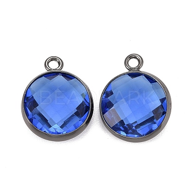 Glass Charms KK-C228-02B-1