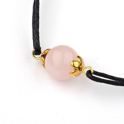 Gemstone Adjustable Link Bracelets X-BJEW-JB01554-03-1