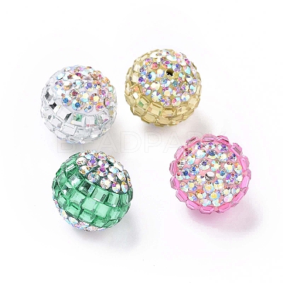 Polymer Clay Rhinestone Beads RB-L029-04-1
