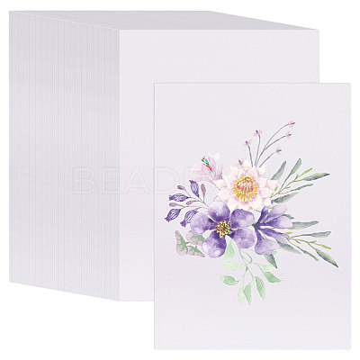 50Pcs Paper Blank Greeting Cards DIY-WH0750-187-1