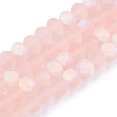 Transparent Glass Beads Strands LS-EGLA-A044-T6mm-MB22-1
