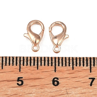 Zinc Alloy Lobster Claw Clasps X-E103-RG-1