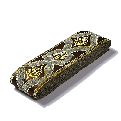 Flat Chenille Jacquard Woven Ribbons SRIB-XCP0001-17A-1