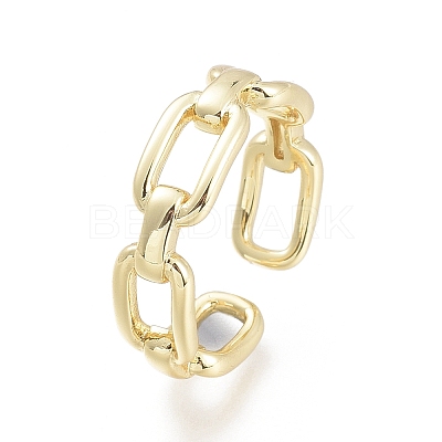 Brass Cuff Rings LS-RJEW-F103-04-G-1